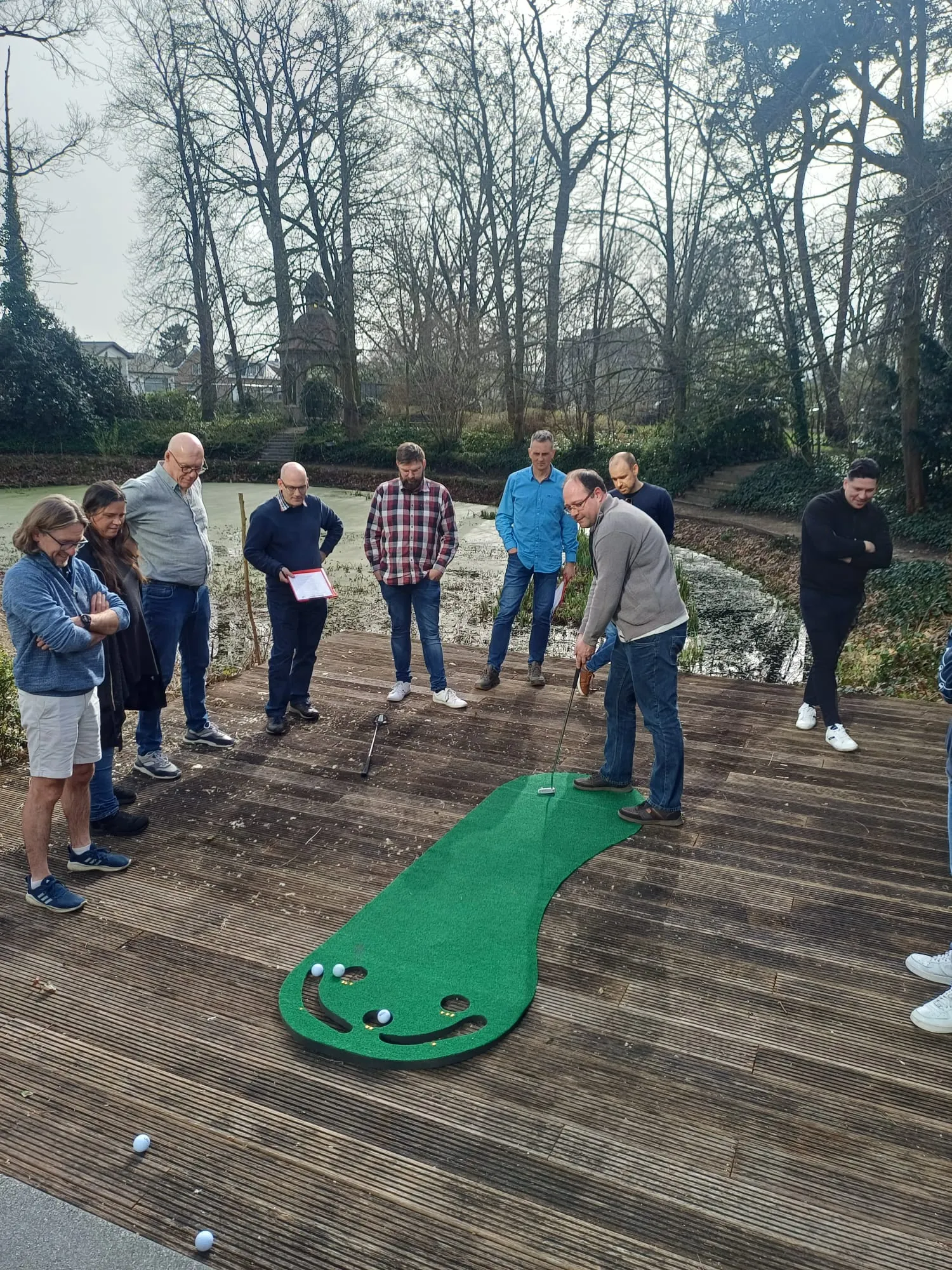 Putting green activiteit